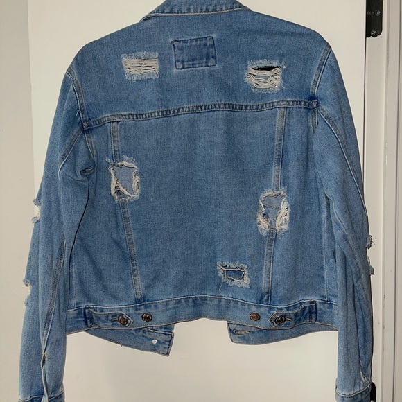 Distressed Jean Jacket - Picture 2 of 3